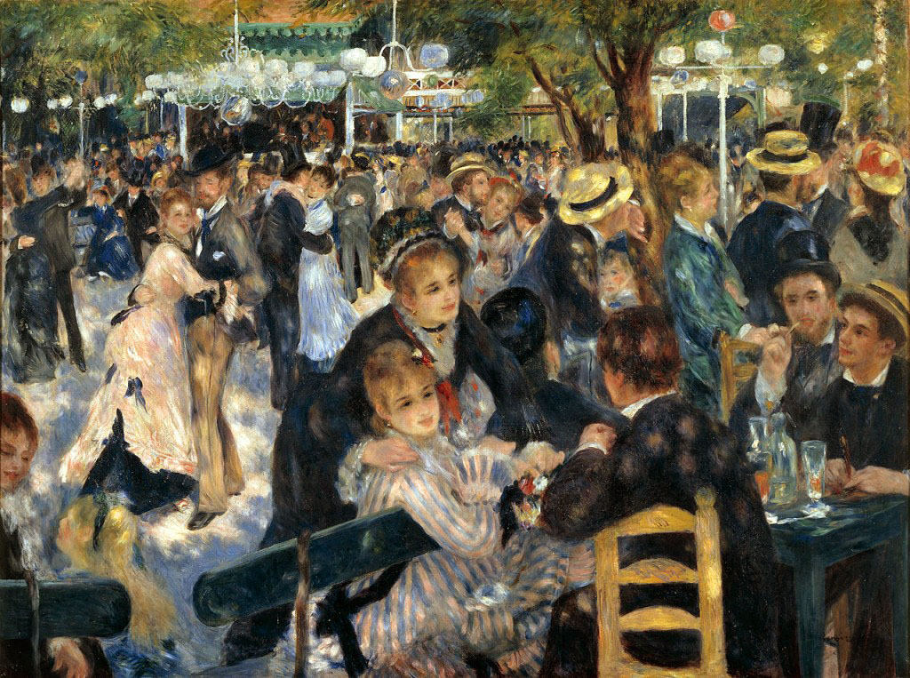 Baile en el Moulin de la Galette, de Pierre-Auguste Renoir